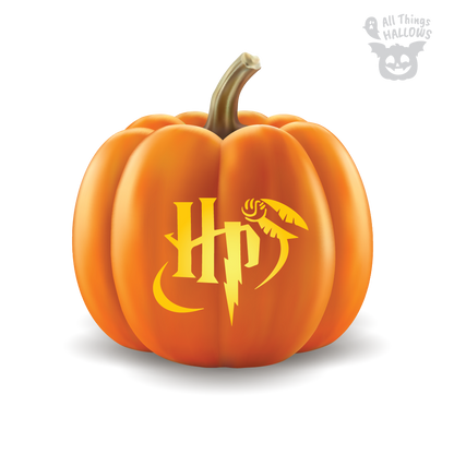 HP Snitch Pumpkin Stencil