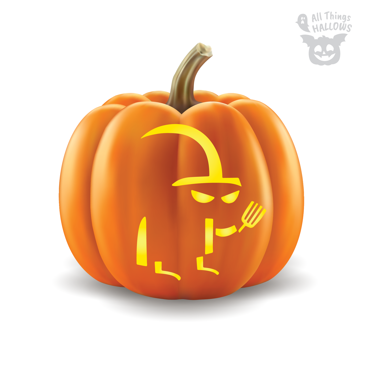 Hash Slinging Slasher Pumpkin Stencil