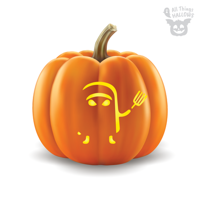 Hash Slinging Slasher Pumpkin Stencil