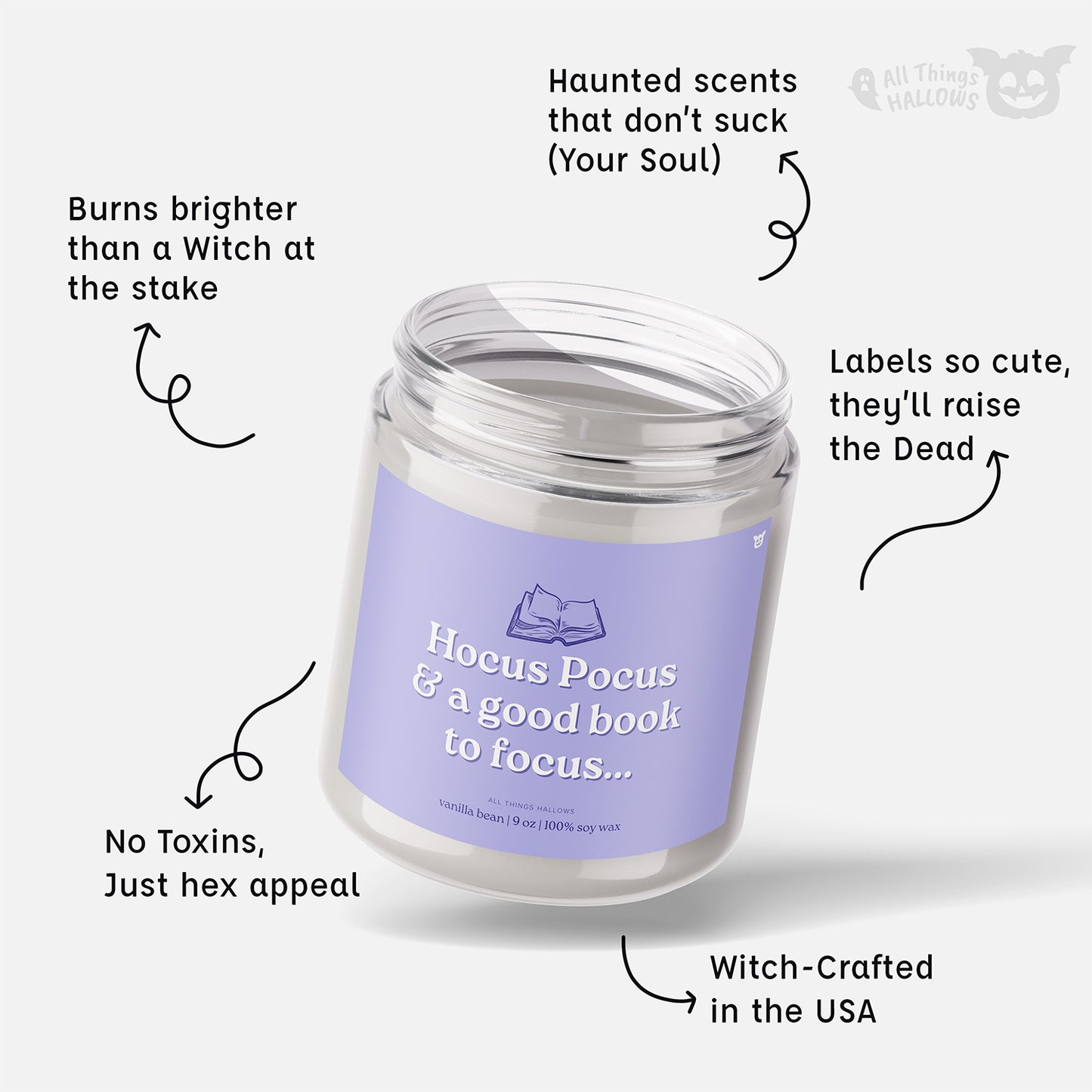 Hocus Pocus Halloween Scented Candle
