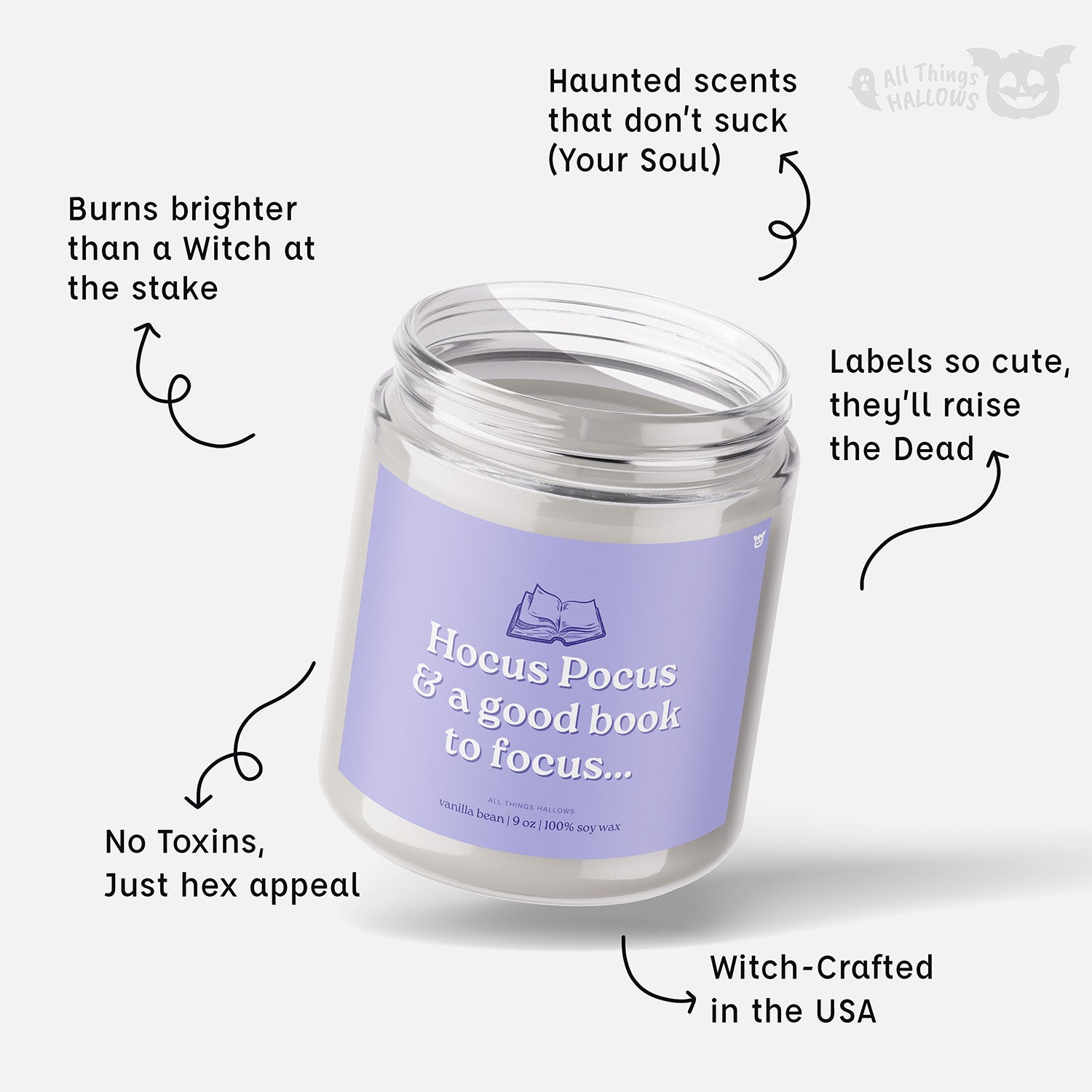 Hocus Pocus Halloween Scented Candle