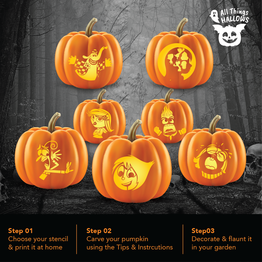 Inside Out Pumpkin Stencil Bundle