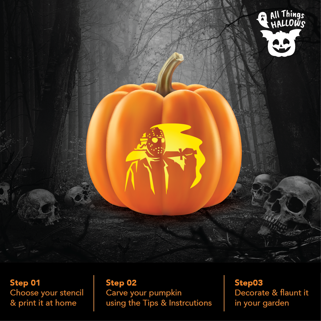 Jason Voorhees Pumpkin Stencil Allthingshallows AllThingsHallows jason-voorhees-pumpkin-stencil-allthingshallows-allthingshallows