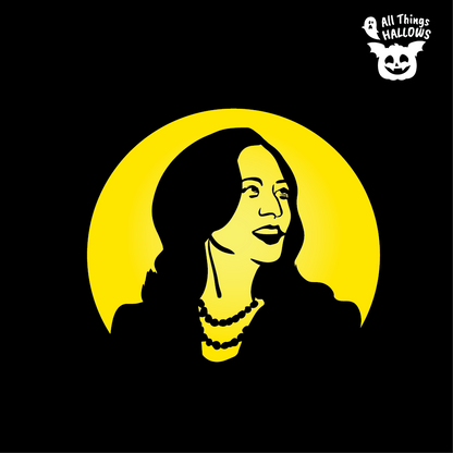 Kamala Harris Pumpkin Stencil