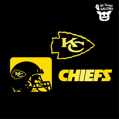 Kansas City Chiefs Pumpkin Stencil