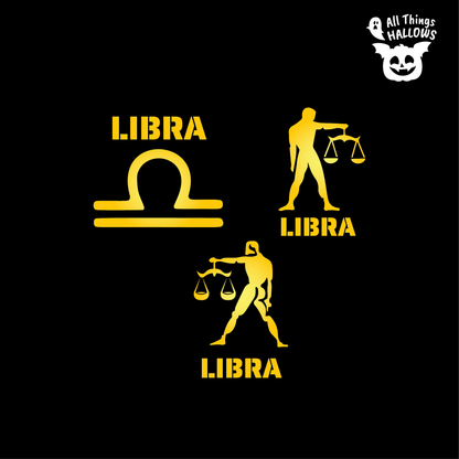 Libra Pumpkin Stencil