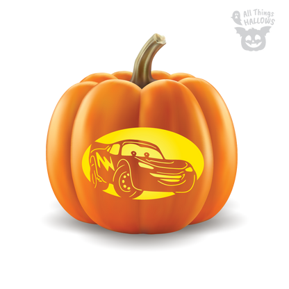 Lightning Mcqueen Pumpkin Stencil