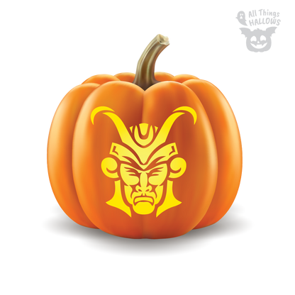 Loki Pumpkin Stencil