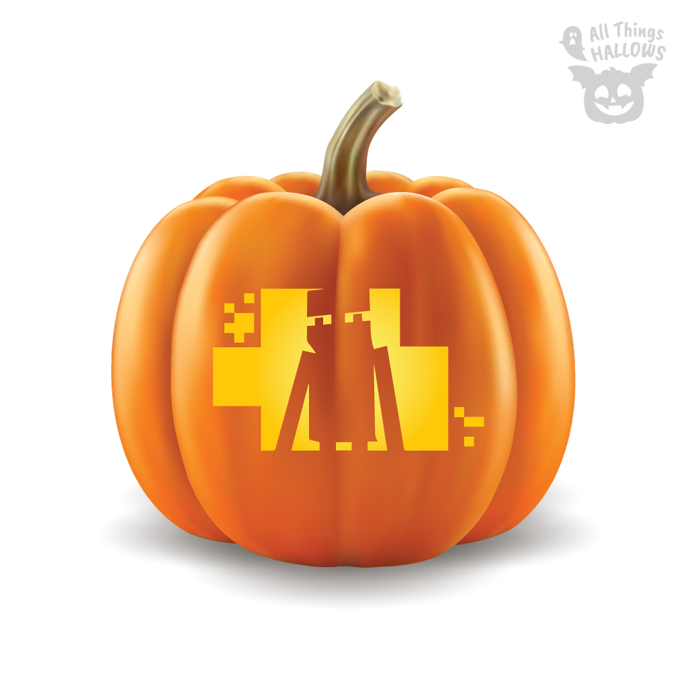 Minecraft Pumpkin Stencil AllThingsHallows Minecraft Pumpkin Stencil AllThingsHallows