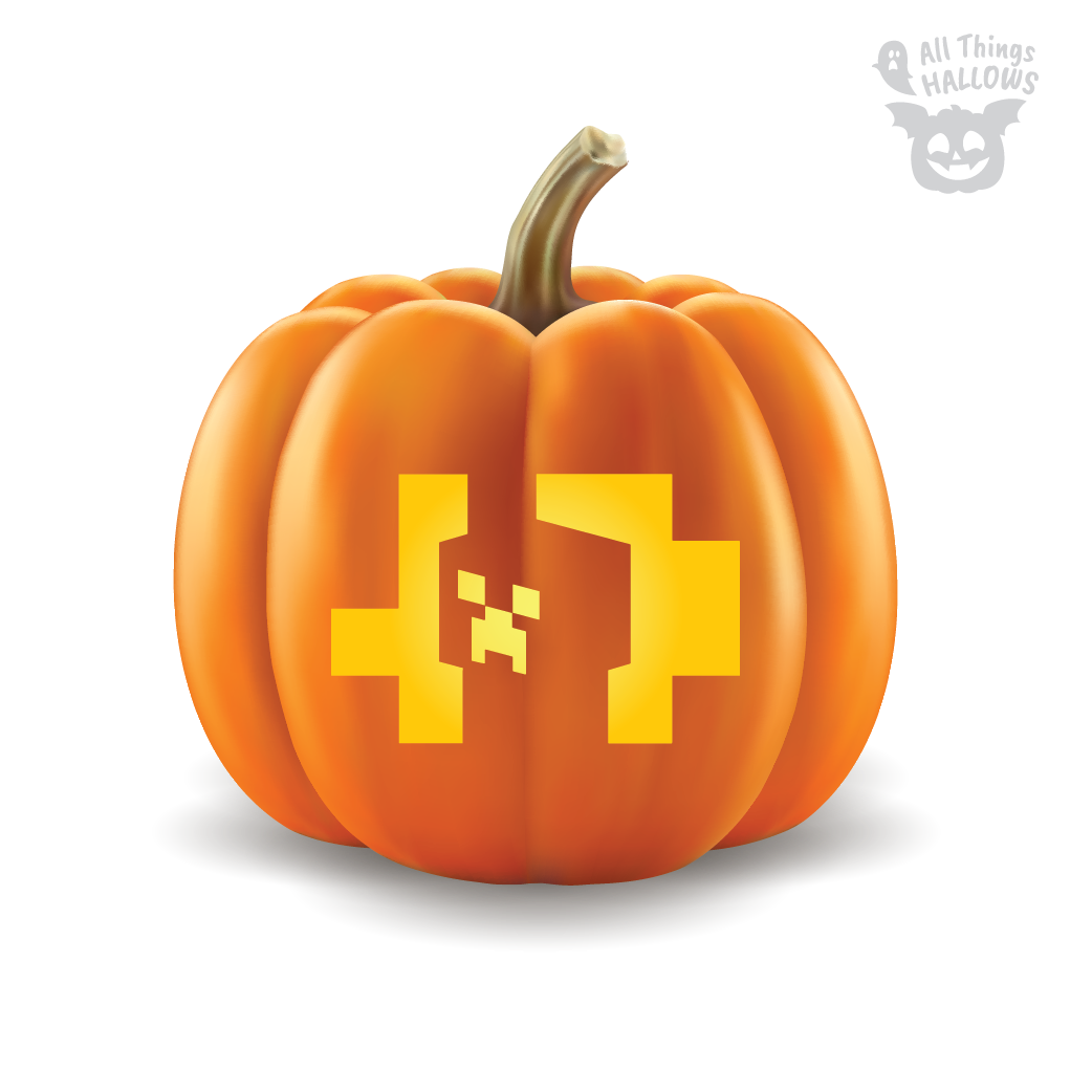 Minecraft Pumpkin Stencil