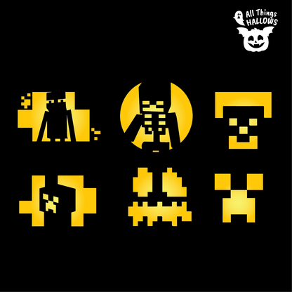 Minecraft Pumpkin Stencil