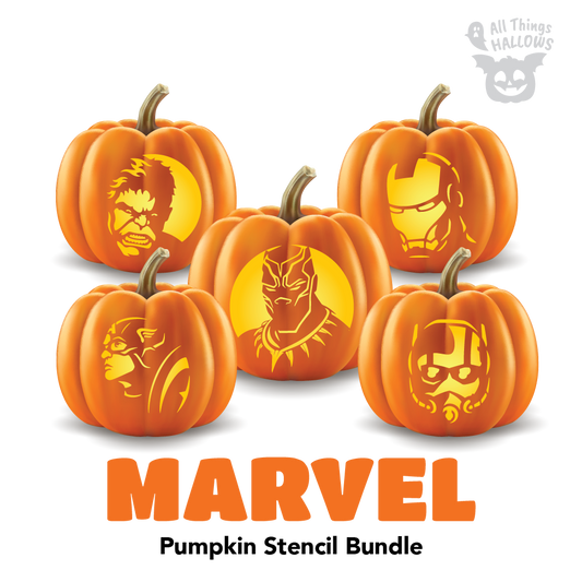 Marvel Pumpkin Stencil Bundle