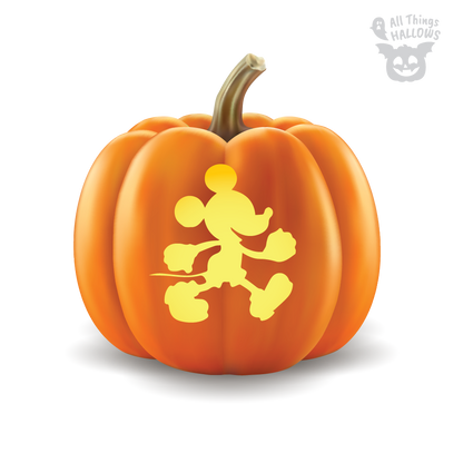 Mickey Mouse Pumpkin Stencil