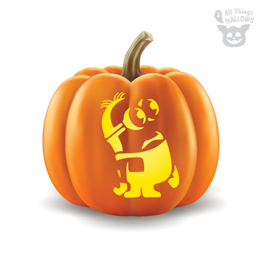 Minions Pumpkin Stencil