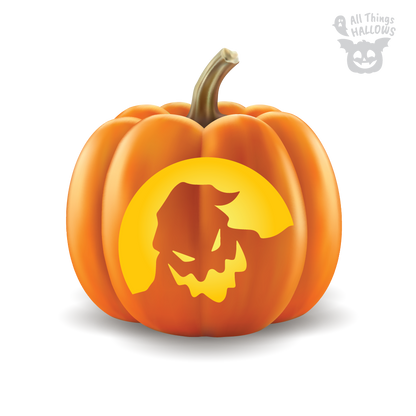 Oogie Boogie Pumpkin Stencil