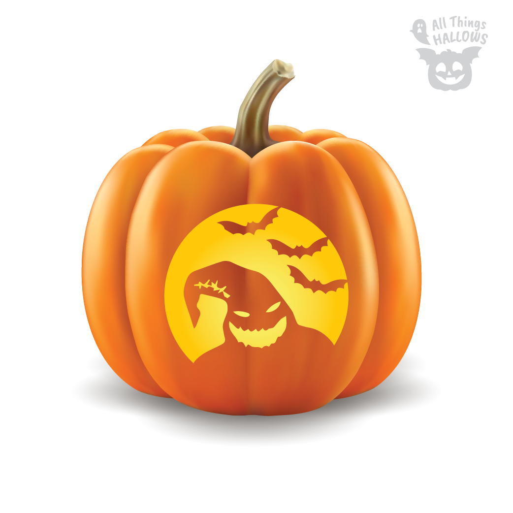 Oogie Boogie Pumpkin Stencil