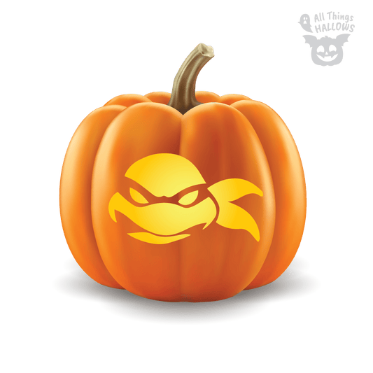 Ninja Turtle Pumpkin Stencil