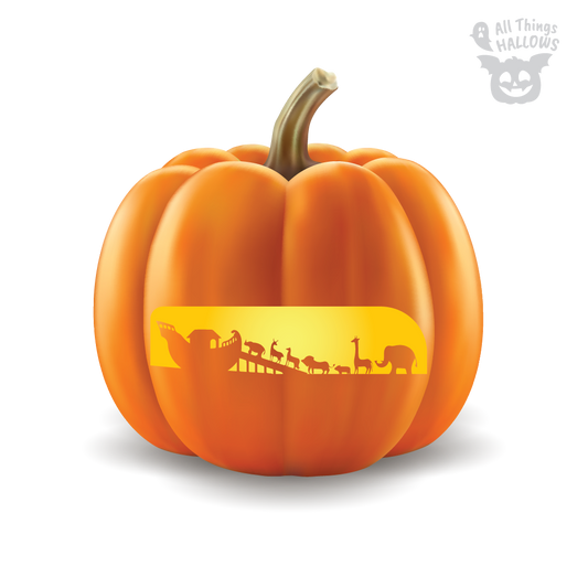 Noah's Ark Pumpkin Stencil