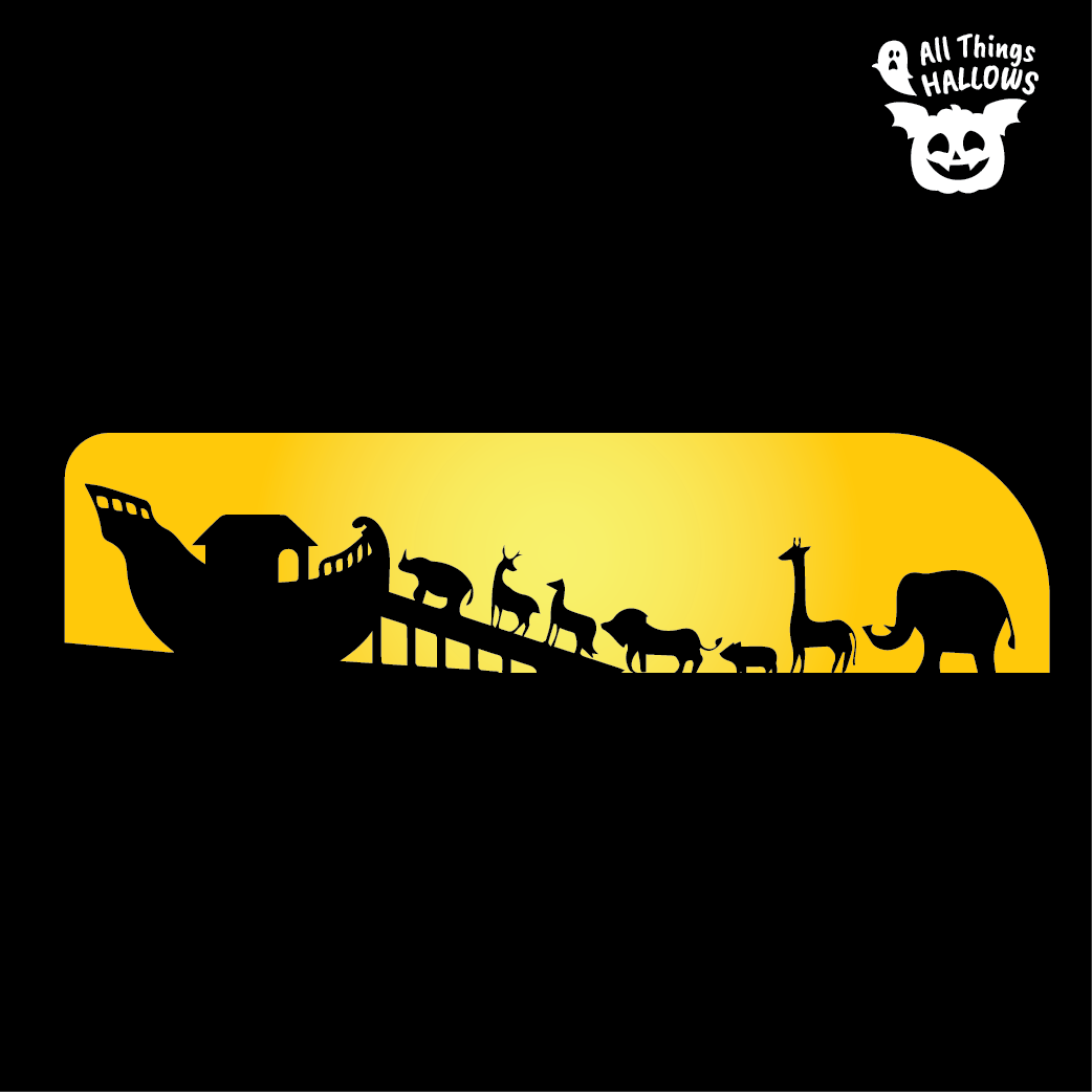 Noah's Ark Pumpkin Stencil