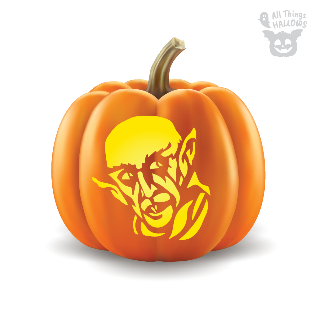 Nosferatu Pumpkin Stencil