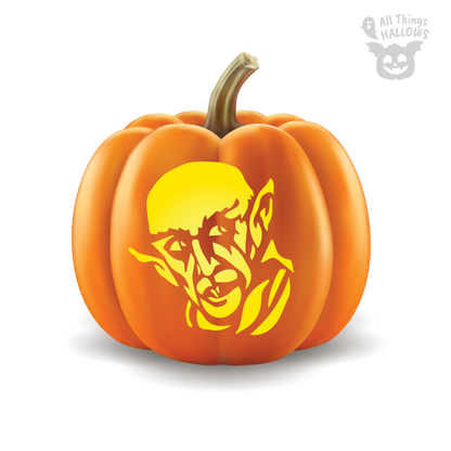 Nosferatu Pumpkin Stencil