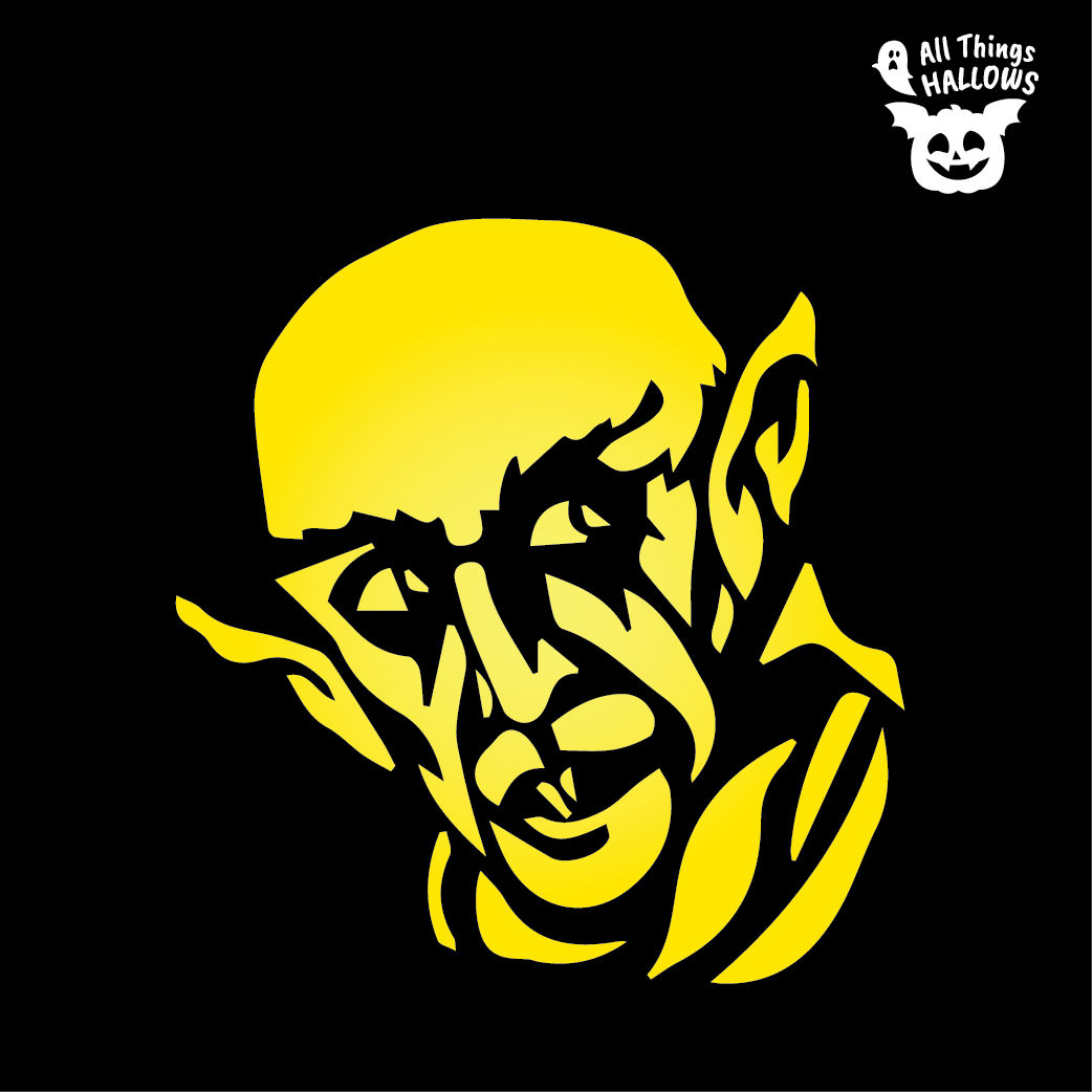 Nosferatu Pumpkin Stencil