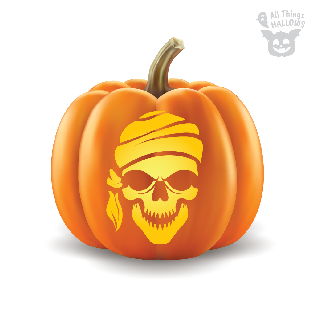 Pirate Skull Pumpkin Stencil - Allthingshallows.com – AllThingsHallows Pirate Skull Pumpkin Stencil - Allthingshallows.com – AllThingsHallows