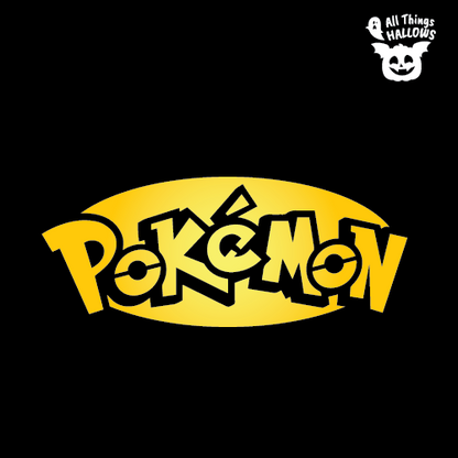 Pokemon Logo Pumpkin Stencil