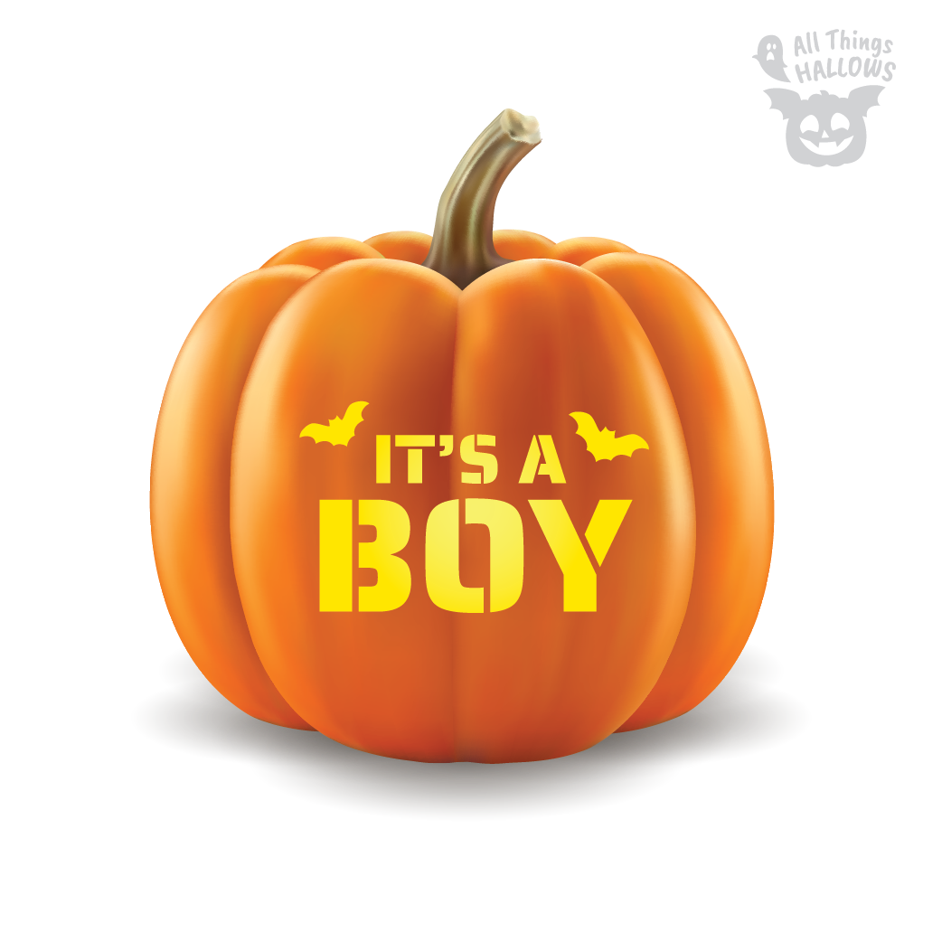 Pregnancy Pumpkin Stencil