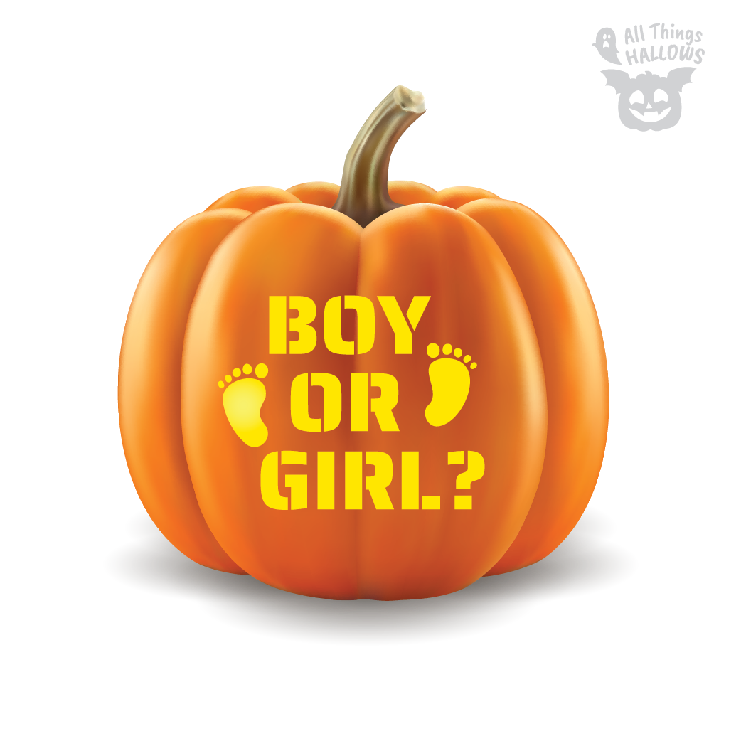 Pregnancy Pumpkin Stencil