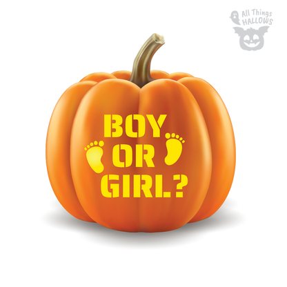 Pregnancy Pumpkin Stencil