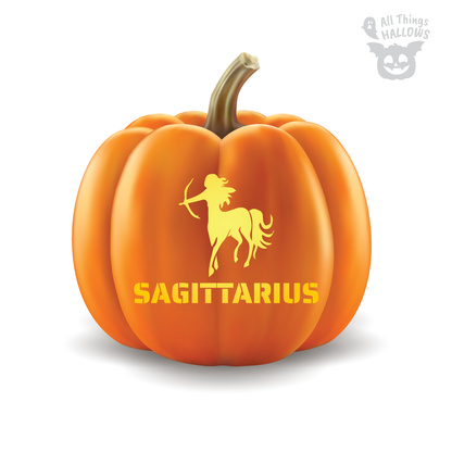 Sagittarius Pumpkin Stencil