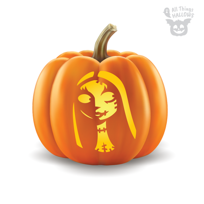 Sally Pumpkin Stencil