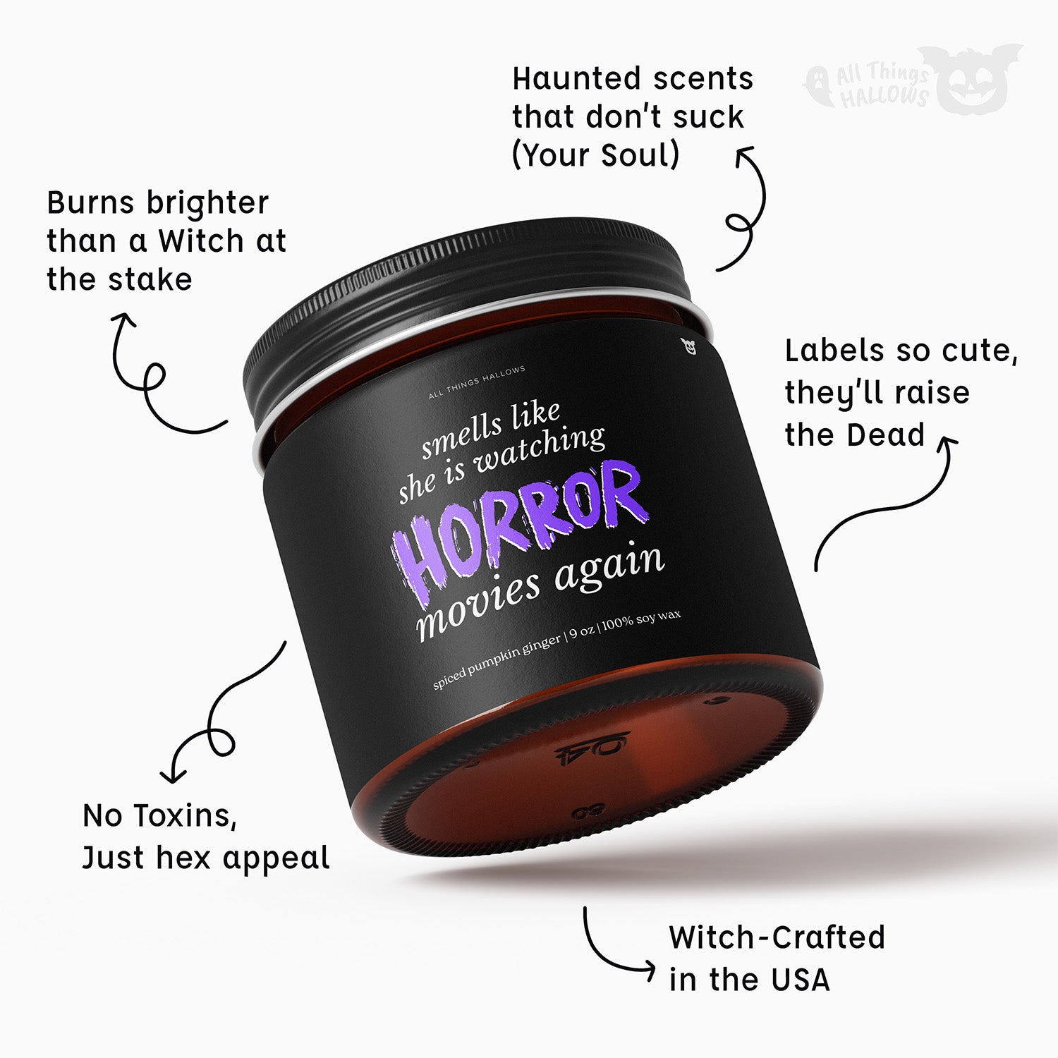 Scented Horror Movie Candle