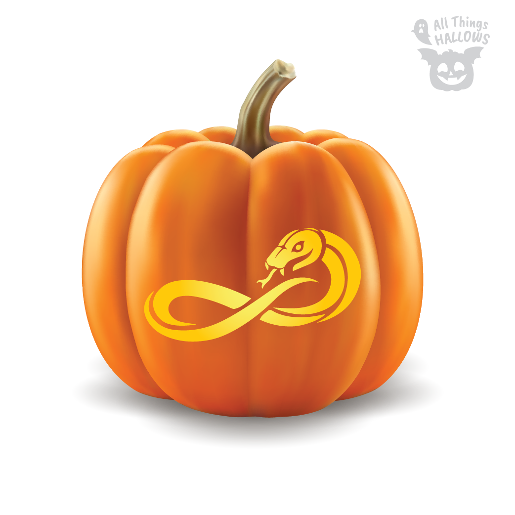 Snake Pumpkin Stencil