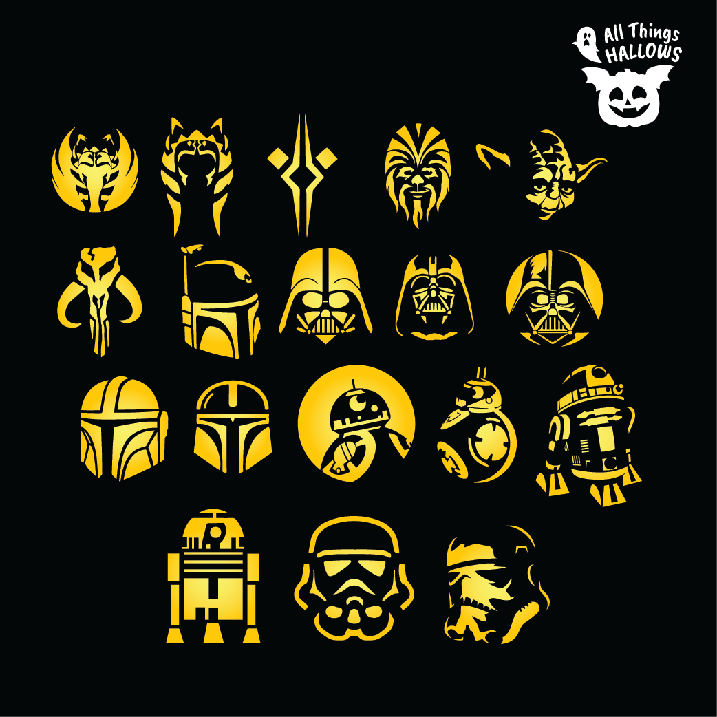 Star Wars Pumpkin Stencil
