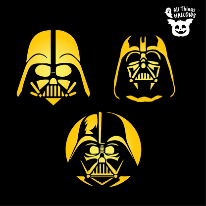 Darth Vader Star Wars Pumpkin Stencil