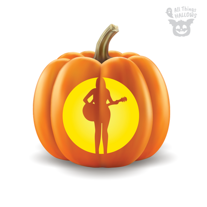 Taylor Swift Pumpkin Stencil