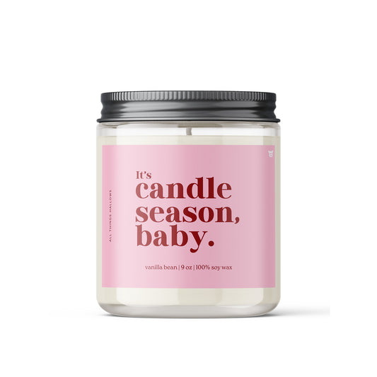Vanilla Bean Halloween Candle with a Sassy Fall Twist