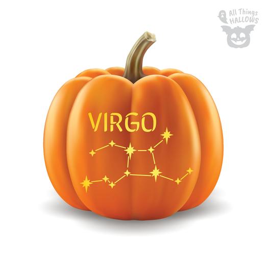 Zodiac Constellations Pumpkin Stencil
