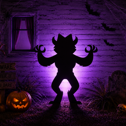 Werewolf Yard Stencil