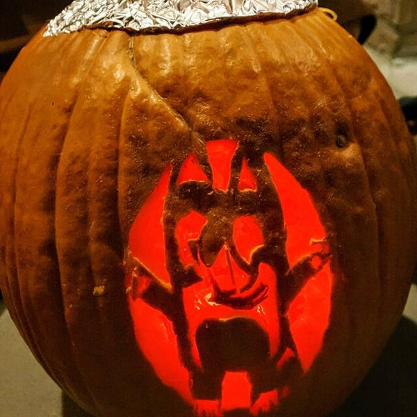 Jenni carved pumpkin