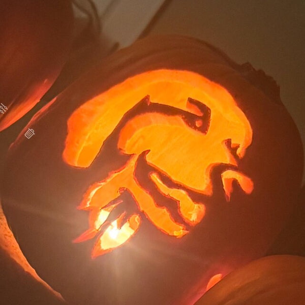 Melissa carved pumpkin